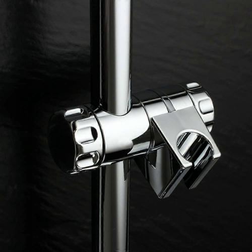 25mm Chrome Shower Head Holder Slider Bracket for Handheld Shower (1) 1