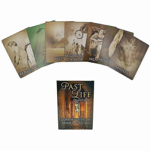 44Pcs Past Life Oracle Tarot Cards Full Deck Magic Tool 2