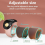 Adjustable Digital Tasbih Zikr Ring 3-Size Waterproof Prayer CounterBlack 2