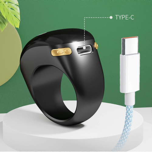 Adjustable Digital Tasbih Zikr Ring 3-Size Waterproof Prayer CounterBlack 2