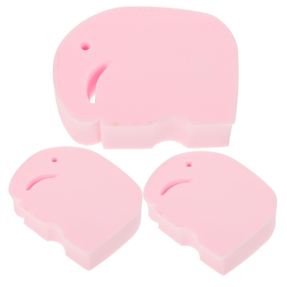3pcs Exfoliating Bath Sponge Set DualSided Body Scrubber Gentle Skin Cleansing for Shower