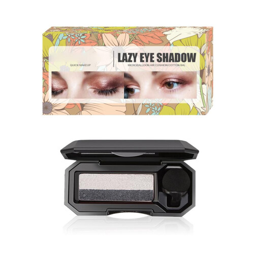 Παλέτα Eye Glamour Duo, σκιά ματιών με μεταξένια λάμψη, αδιάβροχη και μακράς διαρκείας,