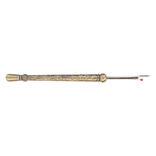 Vintage Thread Remover Tool, Protective Design with Exquisite Pattern, Ergonomic Stitch Ripper for Sewing and Embroidery, Multi Functional Seam Unpick 1