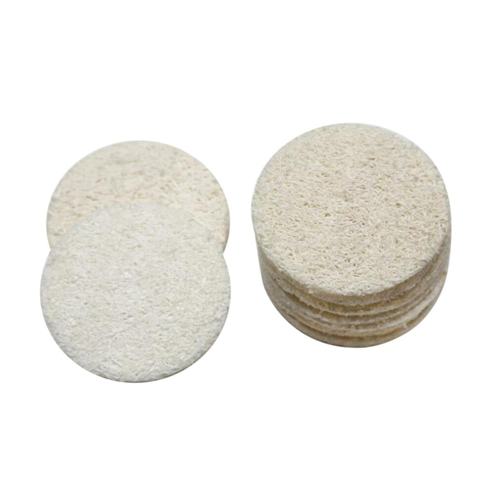 Loofah Facial Cleansing Pad 12pcs Gentle Skin Exfoliation Reusable Sponge for Travel and Makeup Removal