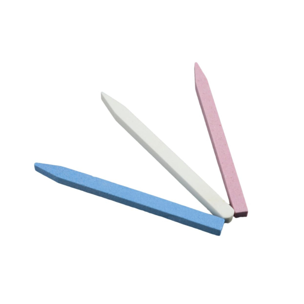 3pcs Double Sided Nail File for Manicure Pedicure Natural and Acrylic Nails, Salon Quality