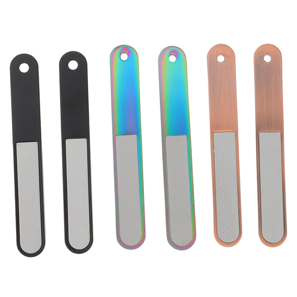 6pcs Professional Nail File Set for Manicure Pedicure Natural and Acrylic Nails