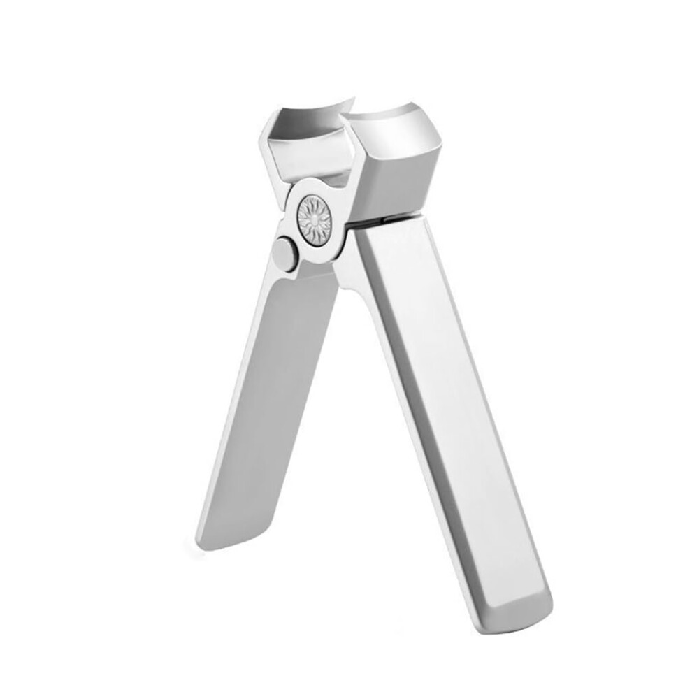 Stainless Steel Nail Clippers with Large Opening, Ergonomic Grip, Splash Proof Design