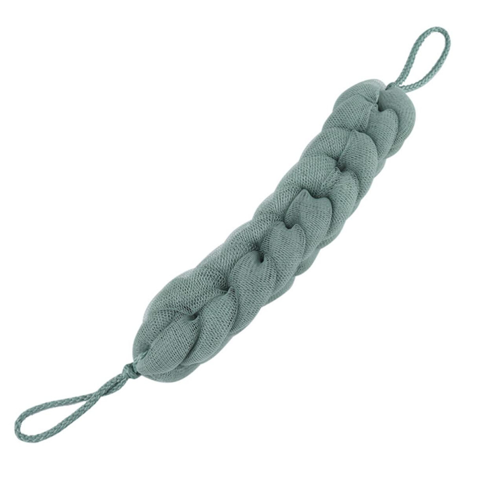 Back Scrubber Exfoliating Bath Towel with Handles Long Reach Design for Deep Exfoliation