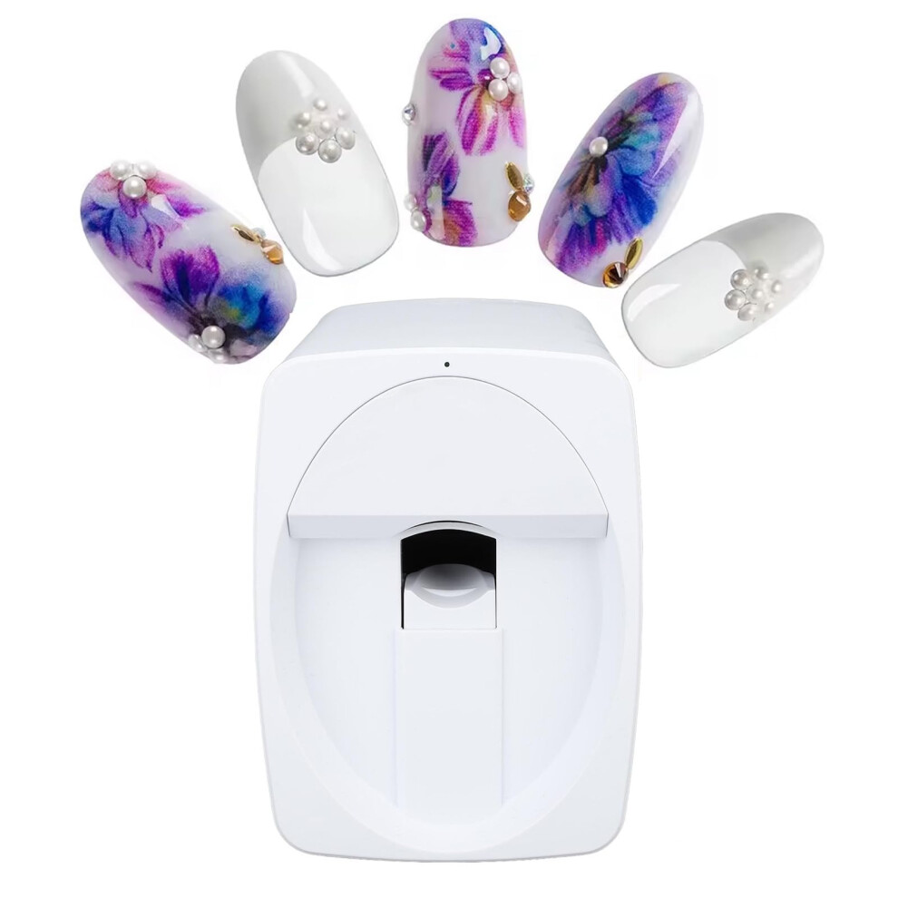 Nail Art Printer with WiFi DIY Control, 2400 DPI, 800 Designs for Home and Salon Use