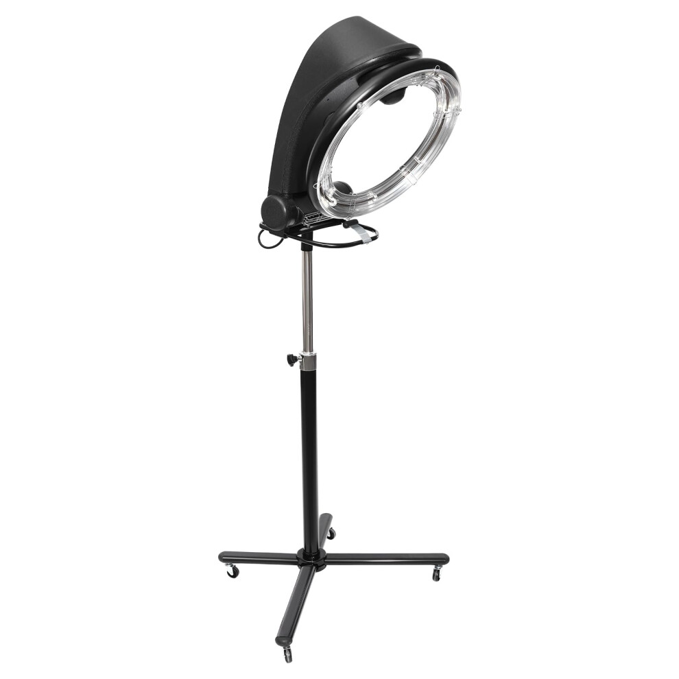 Professional Infrared Hair Dryer with 360 Rotation and Adjustable Height for Salon Styling and Coloring