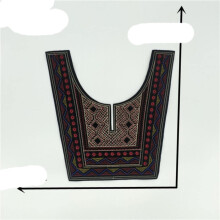Lace Collar DIY Embroidery Ethnic Style Lace Neckline Decorative Clothes Neckline Accessories Decals 1 Piece