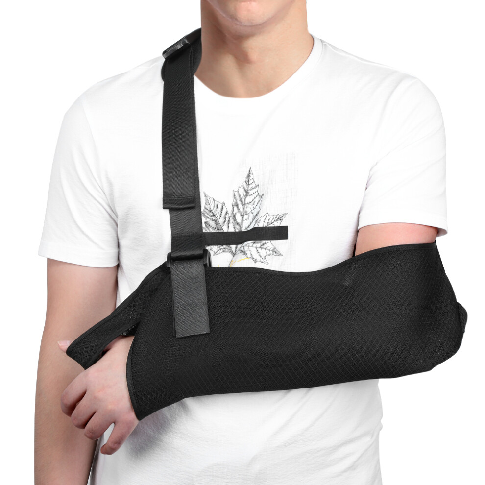 Wrist Injury Support Arm Sling Breathable Lightweight Ergonomic Design Adjustable Shoulder Straps Shoulder Immobilizer Medical Support Brace For Rota
