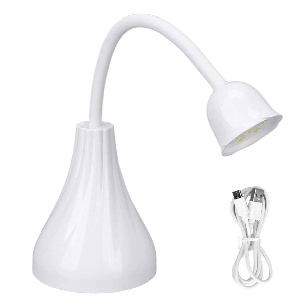 Rechargeable UV LED Nail Lamp 360 Rotatable Fast Gel Curing Dryer with Long Battery Life for Home and Salon