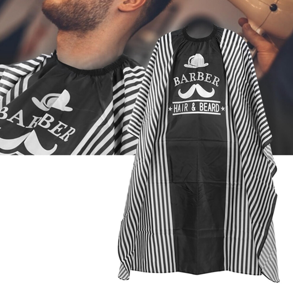Professional Barber Cape with Adjustable Neckline, Full Coverage Antistatic Hairdressing Cape for Salon and Home Use