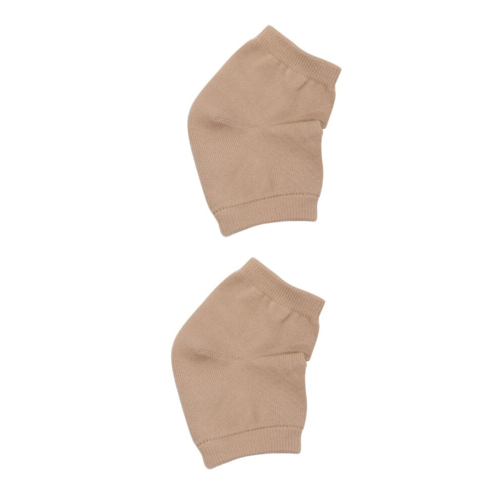 Moisturizing Heel Socks Open Toe Gel Sleeves for Dry Cracked Feet Breathable SEBS Nylon 2pcs