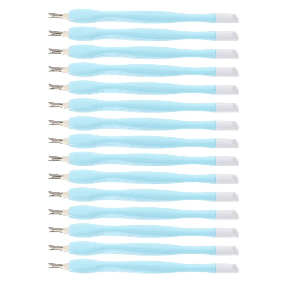 15pcs Professional DualEnded Cuticle Remover Tools Set for Precision Manicure and Nail Care