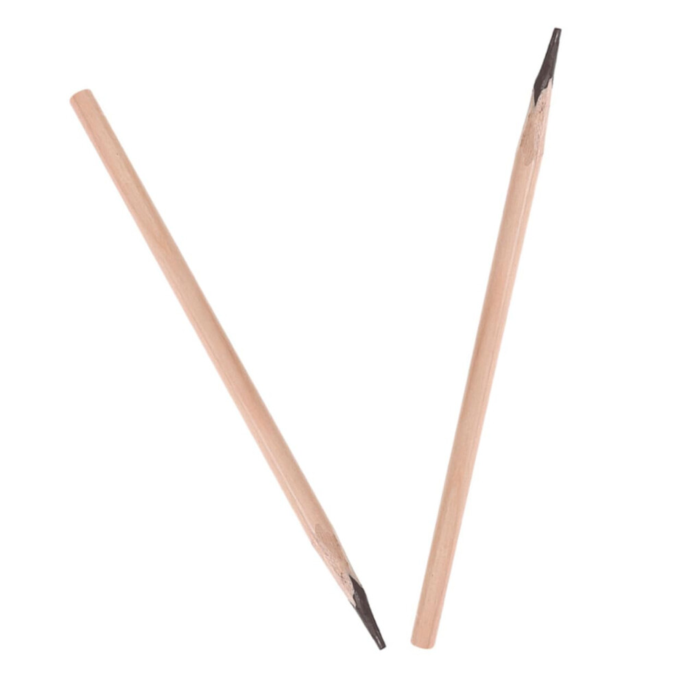 2pcs Wooden Eyebrow Pencil Set for Precise Brow Shaping and Natural Hairlike Finish