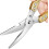 Multipurpose Kitchen Scissors Stainless Steel Gold 25.5x4.5 cm Gift Ready 3