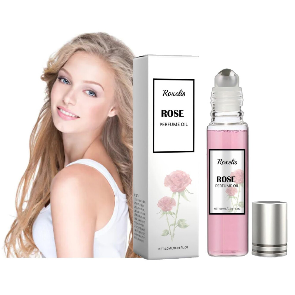 Pheromone Perfume for Women with LongLasting Rose Scent, Boosts Natural Attraction, RollOn