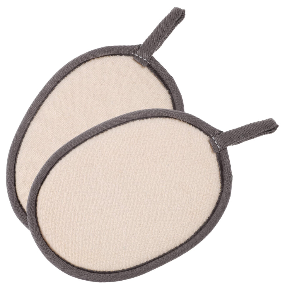 2pcs Exfoliating Bath Loofah Sponges for Gentle Skin Cleansing and Rich Lather Body Wash