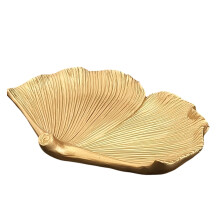 Gouden kleine bladvorm ringen houder sieraden organisatoren,