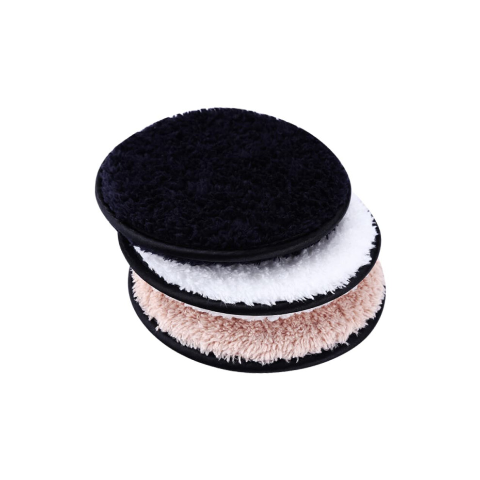 Reusable Makeup Remover Pads DoubleSided Soft Gentle Cloths for Effective Facial Cleansing 3pcs