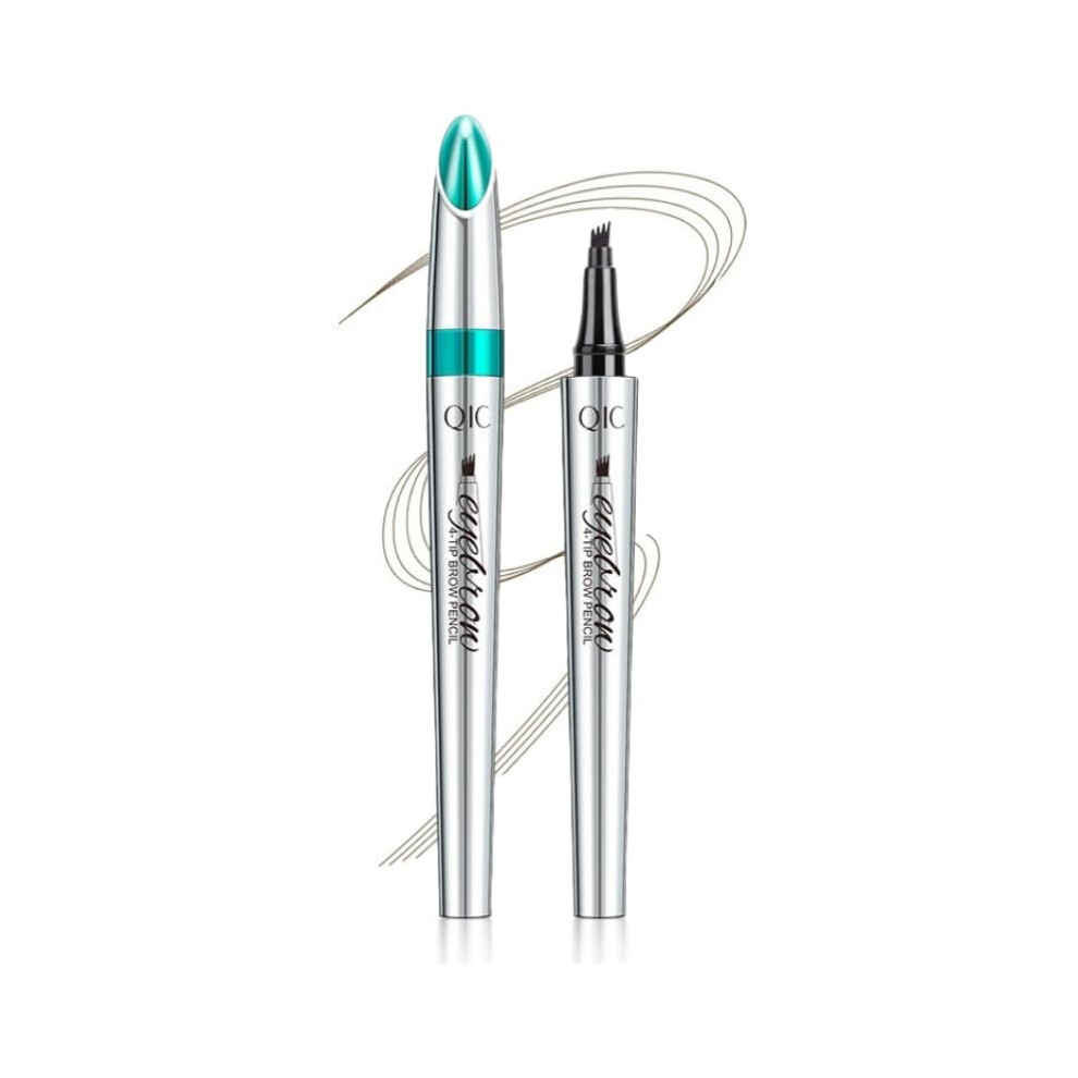 Brown Microblading Eyebrow Pen Dark Waterproof 4D Tip For Natural Longlasting Brows