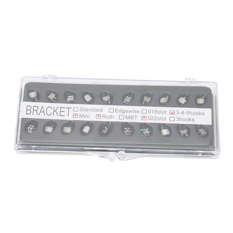 Orthodontic Metal Brackets, Accurate Placement Bondable Stainless Steel Dental Brackets For Professional Workmanship And Wide Range Of Use In Dental