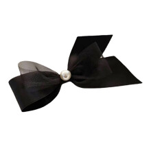 Haarschleifen mit Perlen, Vintage-Accessoires mit Satinschleifen, Hochzeitsdekorationen, Bastelbedarf, Nähzubehör, Alltags-Accessoires,