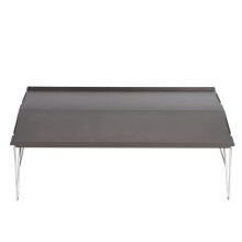 Compagnon de pique-nique portable, table pliante en alliage d'aluminium à montage rapide pour les aventures en plein air, solution de repas légère