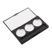 Magnetic Makeup Palette with Brush Slot, Empty Refillable Eyeshadow and Blush Case for Travel