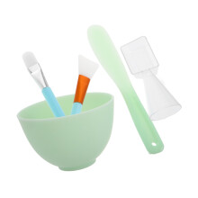 Silicone Face Mask Mixing Bowl with Brush Set for DIY Skincare, Durable and Easy to Clean