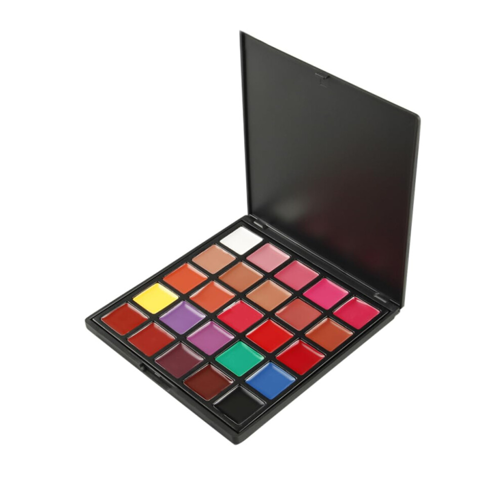 Lip Gloss Palette with 25 Versatile Shades, Lipstick Palette Makeup Kit for Women and Teens