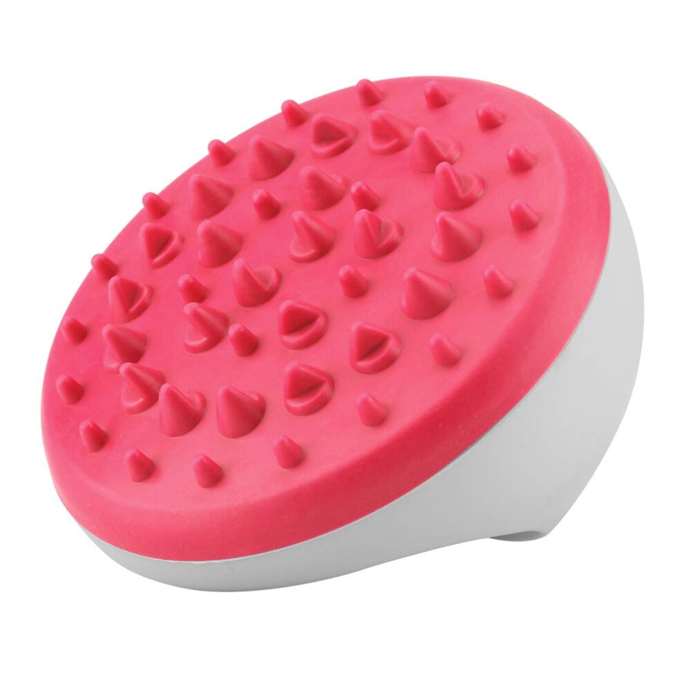 Pink Cellulite Massage Brush With Ergonomic Grip For Thighs And Hips, Handheld Shower Body Massager