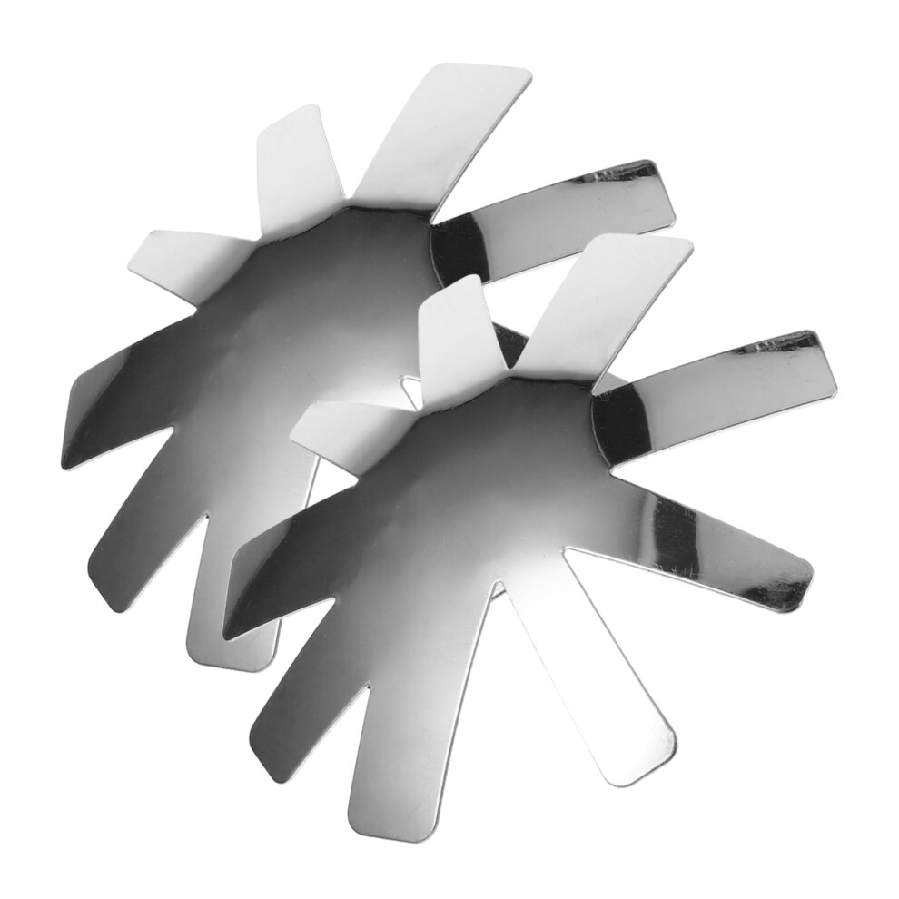 French Manicure Tool with Reusable Metal Nail Art Stencils for Precise French Tip Shaping