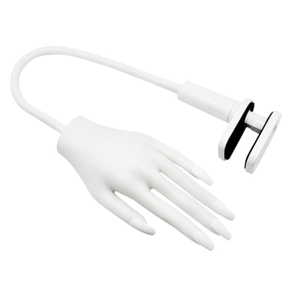 Nail Practice Hand with Tips  Realistic Flexible Mannequin Hand for Nail Art Training Beginners
