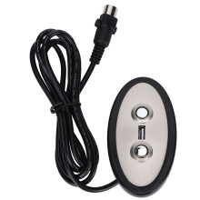 Elektrisk lænestol med USB-opladeport og LED-baggrundsbelysning, kompatibel med dobbeltmotorsofaer og elevatorstole med 5P-stik.