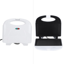 Kompakter Sandwichmaker, Antihaft-Panini-Presse für schnelles Aufheizen, tragbar mit wärmeisolierten Griffen, automatische Thermostatsteuerung,