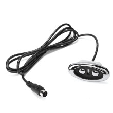 Fernbedienung für elektrische Relaxsessel, 2-Tasten-Handgerät mit USB-Ladeanschluss und beleuchteten Tasten, kompatibel mit 5-poligem Stecker
