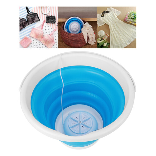Compact Laundry Solution, Portable Ultrasonic Washing Machine Offers Space-saving Design Perfect For On-the-go Use 1