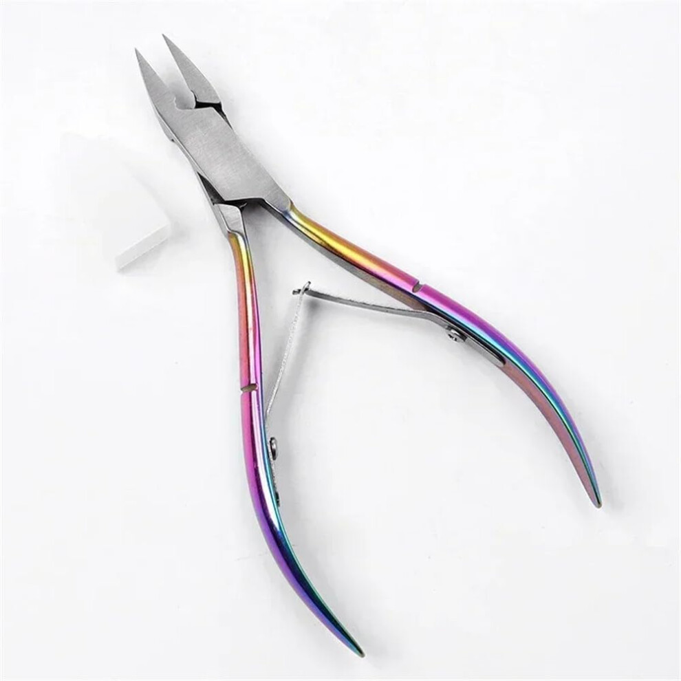 Stainless Steel Toenail Clipper for Thick Nails with Professional Cuticle Nipper Scissor Set