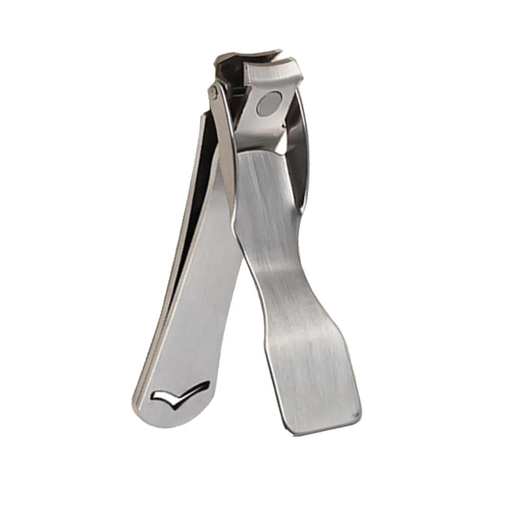 Professional Stainless Steel Nail Clipper for Thick Nails with Ergonomic AntiSlip Grip and SplashProof Design