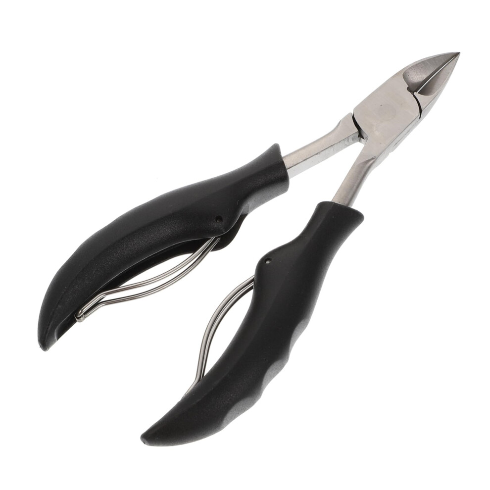Stainless Steel Nail Clipper Set with Ergonomic Grip and Precision Cuticle Nipper for Thick Nails
