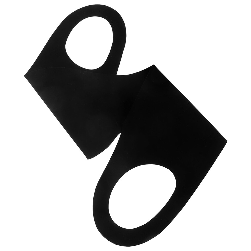 Artibetter Black 2Pcs Breathable Latex Sleeping Eye Masks For Kids Travel