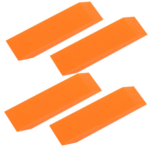 12Pcs Travel-Friendly Orange Rubber Quick Stain Cleaner