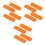 12Pcs Travel-Friendly Orange Rubber Quick Stain Cleaner 4