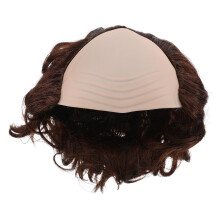 Synthetic Bald Cap Wig Light Brown Men Role Play Birthday Funny