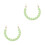 2Pcs Stylish Green Metal Bag Chain Handbag Shoulder Strap Replacement 8