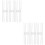 6Pcs Simple White Plastic Doll Stands Reliable Action Figure Holders 8