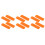 12Pcs Travel-Friendly Orange Rubber Quick Stain Cleaner 10